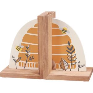 image:imagePrimitives by Kathy Bee Skep Decorative BookendsNatural
