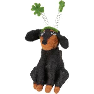 image:imagePrimitives by Kathy Felt Critter  St Paddys Dog