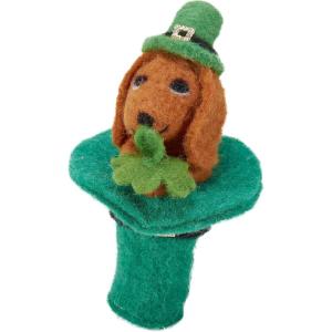 image:imagePrimitives by Kathy Felt Critter  St Paddys Pup