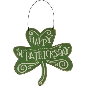 image:imagePrimitives by Kathy Happy St Patricks Day Decorative Ornament