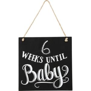 image:imagePrimitives by Kathy Weeks Until Baby Chalk Sign