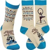 image:imagePrimitives by Kathy LOL Made You Smile Silly Socks Yoga Class