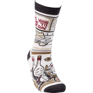 image:imagePrimitives By Kathy Womens Socks Wine to Work Day