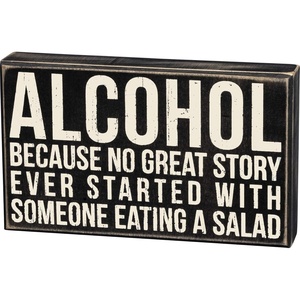 image:imagePrimitives by Kathy Box Sign  Drink LocalRustic black and white