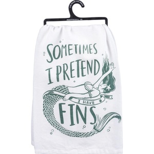 image:imagePrimitives by Kathy LOL Made You Smile Dish Towel 28 x 28 Everything is Better in a Mason JarPretend I Have Fins