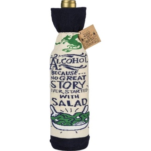 image:imagePrimitives by Kathy LOL Made You Smile Reusable Bottle Sock Wine AloneNo Good Story