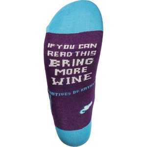 image:imagePrimitives by Kathy LOL Made You Smile Silly Socks Bring More Wine