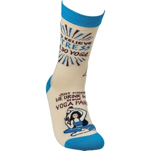 image:imagePrimitives by Kathy LOL Made You Smile Silly Socks Yoga Class
