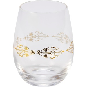 image:imagePrimitives by Kathy Stemless Art Deco Wine Glass