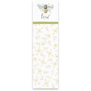 image:imageWatercolor Art Bumblebee Kind Magnetic Paper List Notepad 60 Pages