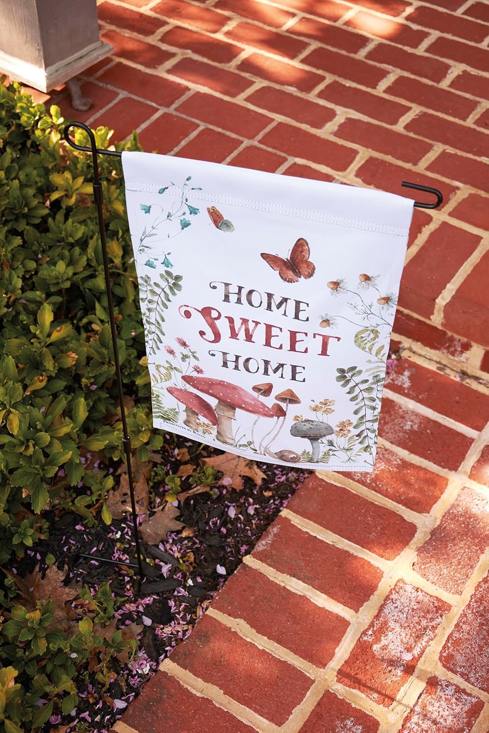 image:imagePrimitives by Kathy Home Sweet Home Garden Flag Double Sided Cottage Core Collection watercolor style