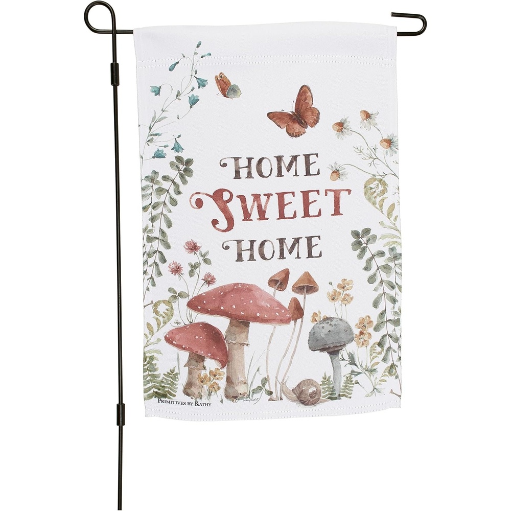 image:imagePrimitives by Kathy Home Sweet Home Garden Flag Double Sided Cottage Core Collection watercolor style