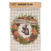 image:imagePrimitives by Kathy Orange Wreath Garden Flag
