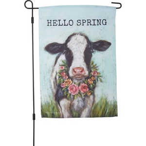 image:imagePrimitives by Kathy 115566 Garden Flag Cow