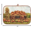 image:imagePrimitives by Kathy Decorative Kitchen Drying Mat Full Color Design ultraabsorbent fall pumpkin wagonrustic fallthemed home decordish mat pad kitchen accessoryreplicated from original artwork