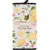 image:imagePrimitives by Kathy Decorative Kitchen Drying Mat Full Color Design ultraabsorbent vibrant pattern lemons flowersreplicated from original artwork hand painted watercolor styledish mat