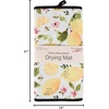 image:imagePrimitives by Kathy Decorative Kitchen Drying Mat Full Color Design ultraabsorbent vibrant pattern lemons flowersreplicated from original artwork hand painted watercolor styledish mat