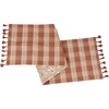 image:imagePrimitives by Kathy Brown Tartan Plaid Runner Reversible Floral Design