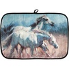 image:imagePrimitives by Kathy Decorative Kitchen Drying Mat Full Color Design ultraabsorbent artistic rendering beautiful wild horsesWestern Collectionhorse lovers dish mat kitchen accessory