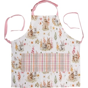 image:imagePrimitives by Kathy Bee Brand Apron Just Bee Kind HumbleGrateful Vintage style with bee pattern stitched panel  Full Coverage with Adjustable Neck amp Waist and 3 pockets Honeybee kitchen decorBunnies  Flowers