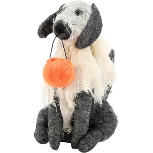 image:imagePrimitives by Kathy Collectible Critter  Lg Ghost Dog Coordinate with Our Other Collectible CrittersFigurines for a DelightfulSeasonal Display