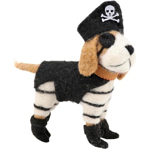 image:imagePrimitives by Kathy Collectible Critter  Pirate Dog Coordinate with Our Other Collectible CrittersFigurines for a DelightfulSeasonal Display