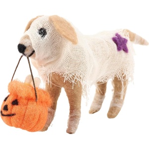 image:imagePrimitives by Kathy Collectible Critter  Trick Or Treat Dog Coordinate with Our Other Collectible CrittersFigurines for a DelightfulSeasonal Display