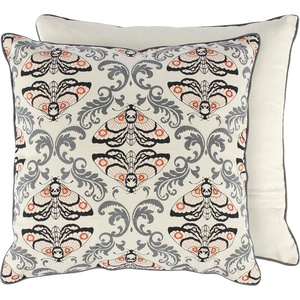image:imagePrimitives by Kathy Decorative Throw Pillow Moth Skull