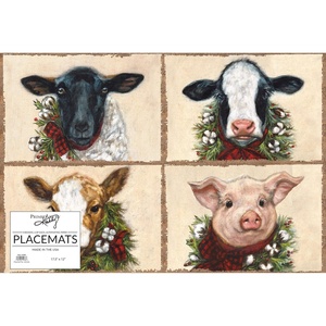 image:imagePrimitives by Kathy Farmhouse Themed Animals Decorative Placemat