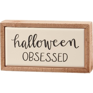 image:imagePrimitives by Kathy Halloween Obsessed Box Sign Mini