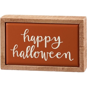 image:imagePrimitives by Kathy Happy Halloween Box Sign Mini