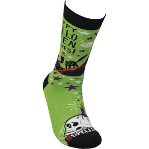image:imagePrimitives by Kathy Happy Halloween Witches Decorative Halloween Themed Socks