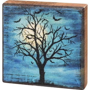 image:imagePrimitives by Kathy Haunted Tree Home Dcor Sign