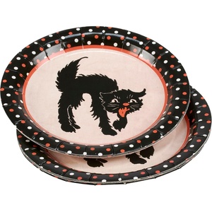 image:imagePrimitives by Kathy Vintage Style Halloween Sm plates Pack of 8