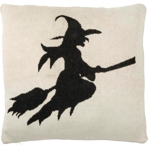 image:imagePrimitives by Kathy Witch Decorative Throw Pillow 18 x 18 White Black
