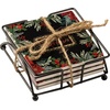 image:imagePrimitives by Kathy Coaster Set  Merry Christmas