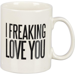 image:imagePrimitives by Kathy Coffee Mug I Freaking Love You
