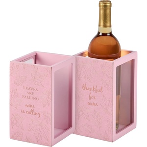 image:imagePrimitives by Kathy Double Sided Cork Holder  Leaves Are Falling Wine Is Calling  Thankful For Wine
