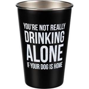 image:imagePrimitives by Kathy Stainless Steel Pint Glass 16Ounce
