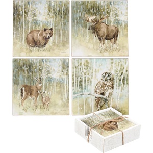 image:imagePrimitives by Kathy Woodland Animal Coaster Set