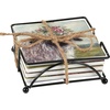 image:imagePrimitives by Kathy Floral Animal Coaster Set