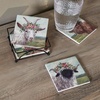 image:imagePrimitives by Kathy Floral Animal Coaster Set