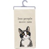 image:imageLess People More Cats Dish Towel