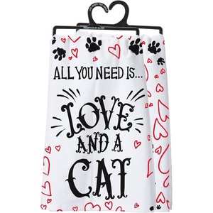 image:imageKitchen Towel  All you Need Is Love And A Cat