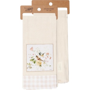 image:imagePrimitives by Kathy Chickadees Kitchen Towel
