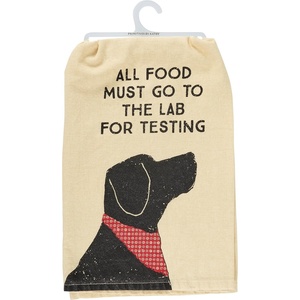 image:imagePrimitives by Kathy Decorative Kitchen Towel  All Food to The Lab for Testing