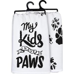 image:imagePrimitives by Kathy Decorative Kitchen Towel  My Kids Have Paws