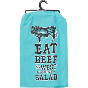 image:imagePrimitives by Kathy Eat Beef Kitchen Towel