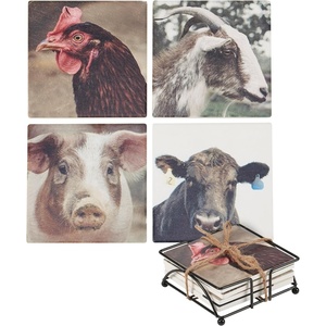 image:imagePrimitives by Kathy Homestead Coaster Set