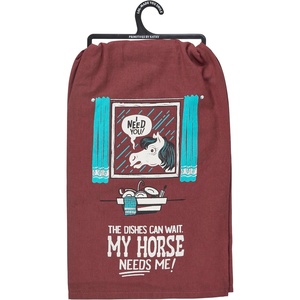 image:imagePrimitives by Kathy Horse Needs Me Kitchen Towel